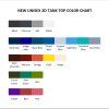 tank top color chart - Chill Guy Dog Merch