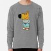 ssrcolightweight sweatshirtmensheather dark greyfrontsquare productx1000 bgf8f8f8 - Chill Guy Dog Merch