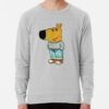 ssrcolightweight sweatshirtmensheather greyfrontsquare productx1000 bgf8f8f8 1 - Chill Guy Dog Merch