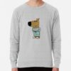 ssrcolightweight sweatshirtmensheather greyfrontsquare productx1000 bgf8f8f8 - Chill Guy Dog Merch