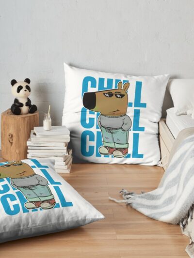 throwpillowsecondary 36x361000x1000 bgf8f8f8 18 - Chill Guy Dog Merch